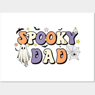 Spooky Dad Halloween Father Ghost Witchy Costume Posters and Art